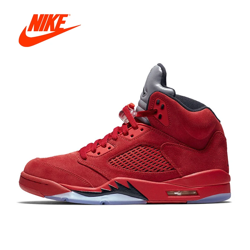 2018 Original New Arrival Authentic Nike Jordan 5 Suede AJ5 Men's Basketball Shoes Sport Outdoor Winter Sneakers 136027-602
2018 Original New Arrival Authentic Nike Jordan 5 Suede AJ5 Men's Basketball Shoes Sport Outdoor Winter Sneakers 136027-602