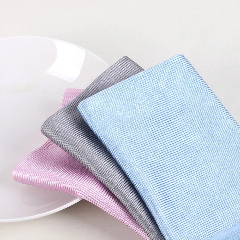 Blue x10 Car Soft Microfiber Absorbent Wash Cleaning Towel Cloth 40x40cm Gray