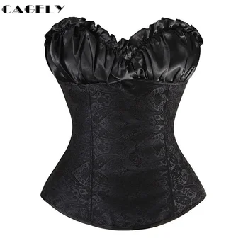 Vintage Paisley Overbust Corset Padded Bustier Lacing-up Corselet Top S-6XL Plus Size Corset Outfits Sexy Retro Slimming Clothes
Vintage Paisley Overbust Corset Padded Bustier Lacing-up Corselet Top S-6XL Plus Size Corset Outfits Sexy Retro Slimming Clothes