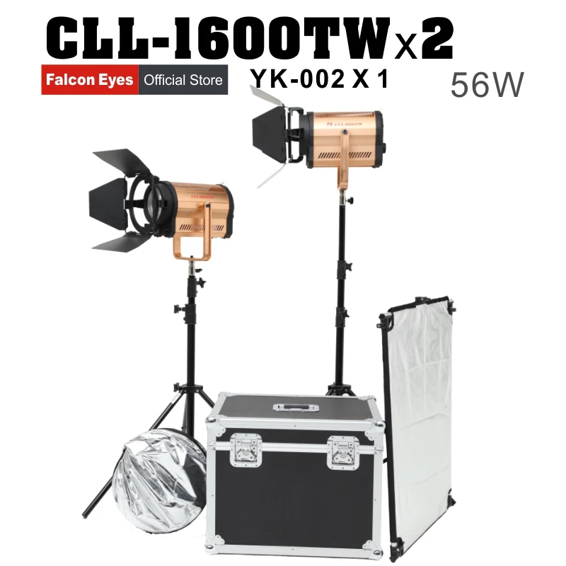 Falcon Eyes CLL-1600TW 2pcs/lot with box 160W WIFI photography lighting studio led light for film Advertisement shooting
Falcon Eyes CLL-1600TW 2pcs/lot with box 160W WIFI photography lighting studio led light for film Advertisement shooting