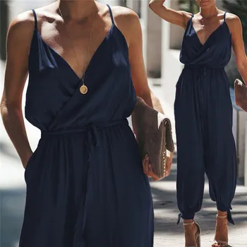 2019 Newest Sexy Fashion Spring Summer Women Pocket Off Shoulder V Neck Sleeveless Rompers Jumpsuit Playsuit #2019.4.8
2019 Newest Sexy Fashion Spring Summer Women Pocket Off Shoulder V Neck Sleeveless Rompers Jumpsuit Playsuit #2019.4.8