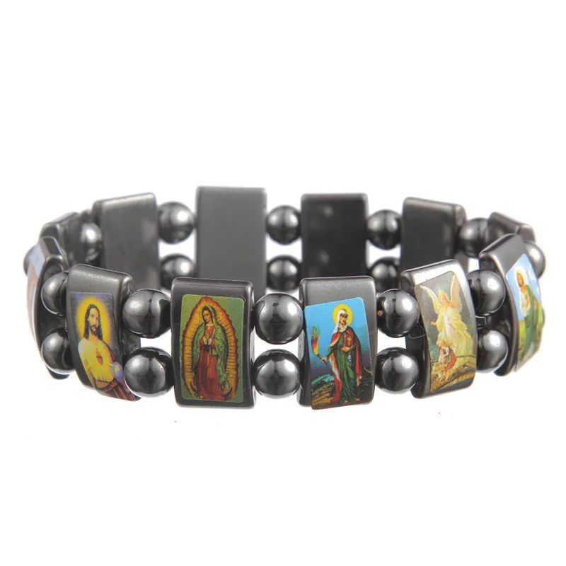 Black Gray Mixed Color Printing Rround Rectangular Hematite Bracelets Fashion Gift Strand Beads On Hand Jewelry For Men
Black Gray Mixed Color Printing Rround Rectangular Hematite Bracelets Fashion Gift Strand Beads On Hand Jewelry For Men