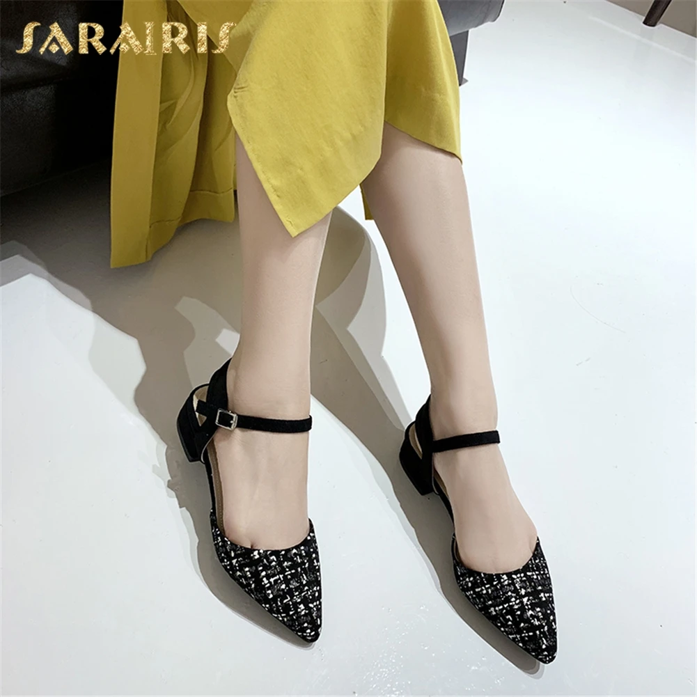 SARAIRIS New Arrivals Size 33-43 Buckle Strap 2019 Sandals Woman Shoes Thick Heels Black Party Shoes Woman Sandals Footwear 
SARAIRIS New Arrivals Size 33-43 Buckle Strap 2019 Sandals Woman Shoes Thick Heels Black Party Shoes Woman Sandals Footwear