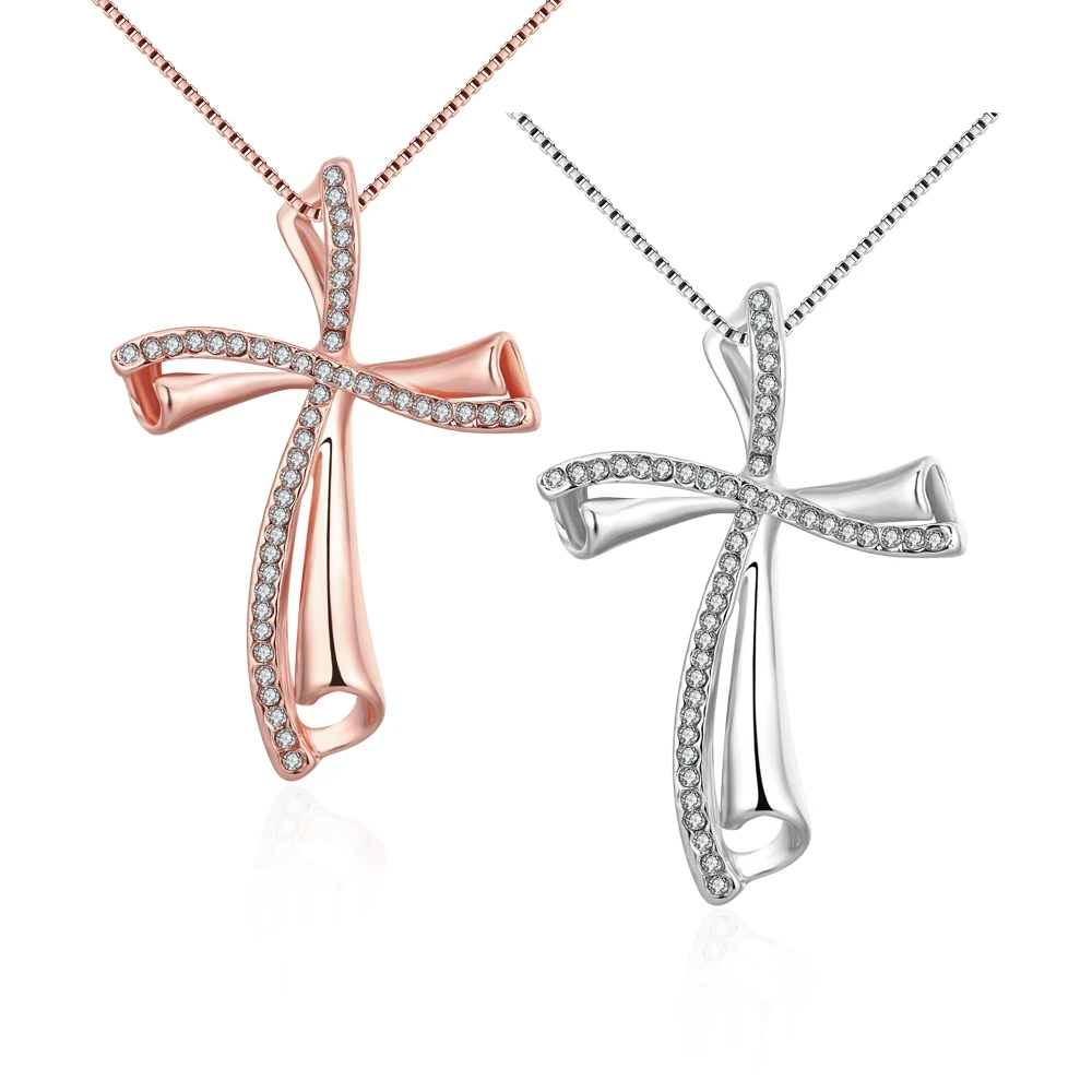 3.6*2.5cm 925 Sterling Silver Austrian Crystal Cross Necklaces Pendant For Women Personality Double Hollow Zircon Jewelry Gift
3.6*2.5cm 925 Sterling Silver Austrian Crystal Cross Necklaces Pendant For Women Personality Double Hollow Zircon Jewelry Gift