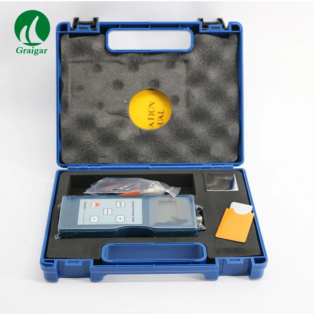 CM8821 Digital High Precision Ultrasonic Thickness Gauge Meter Tester w/ Through Coating Function Paint Coating Thickness Meter
CM8821 Digital High Precision Ultrasonic Thickness Gauge Meter Tester w/ Through Coating Function Paint Coating Thickness Meter