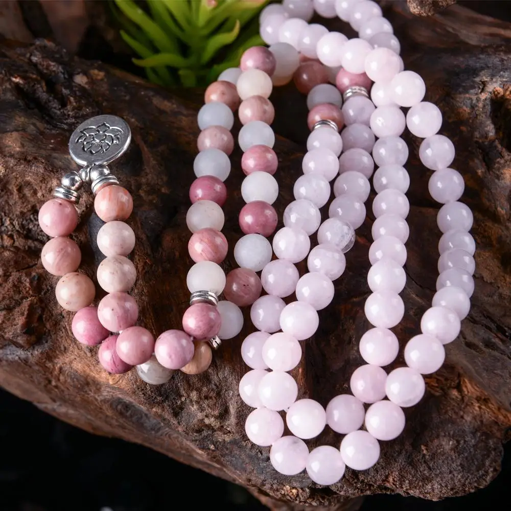 YGLINE Natural Healing beads Necklace & bracelets For Women Rhodochrosite Bracelet 108 Beads Pink Bracelet
YGLINE Natural Healing beads Necklace & bracelets For Women Rhodochrosite Bracelet 108 Beads Pink Bracelet