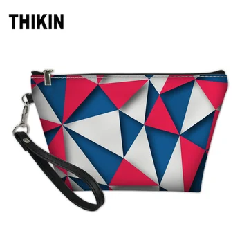 THIKIN Cosmetic Bag for Girls Triangle Geometric Pattern Make Up Case Professional with Zipper Toiletry Bags Porta Trucchi Borsa
THIKIN Cosmetic Bag for Girls Triangle Geometric Pattern Make Up Case Professional with Zipper Toiletry Bags Porta Trucchi Borsa