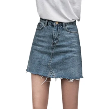2019 Women Summer Fashion Black Blue Casual High Waist Pencil Denim Skirts Harajuku Pockets Button Jeans Skirt
2019 Women Summer Fashion Black Blue Casual High Waist Pencil Denim Skirts Harajuku Pockets Button Jeans Skirt