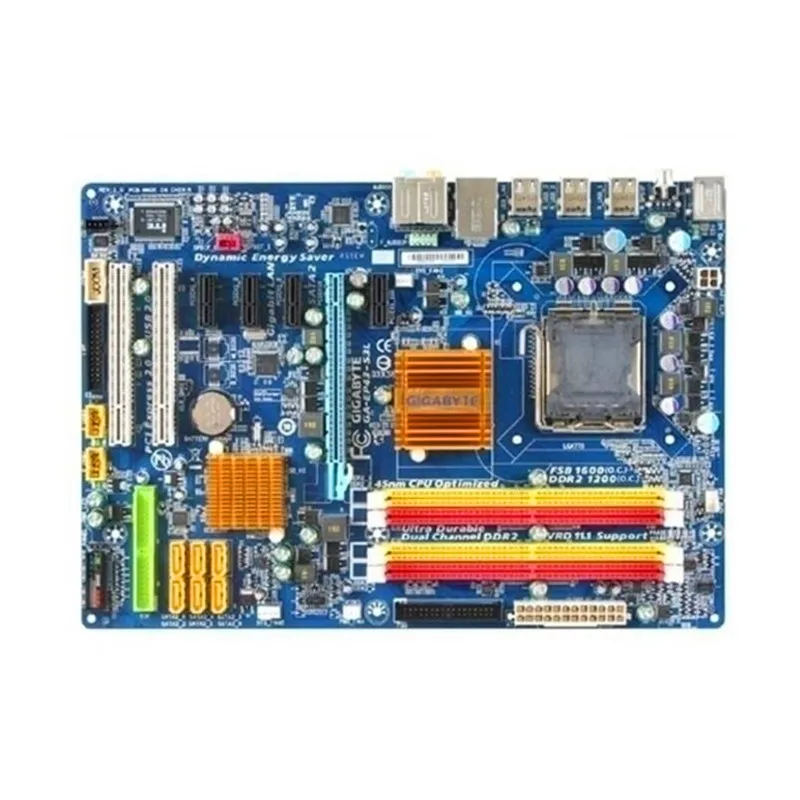 For Gigabyte GA-EP43-S3L Original Used Desktop Motherboard EP43-S3L P43 LGA 775 DDR2 16G SATA2 USB2.0 ATX
For Gigabyte GA-EP43-S3L Original Used Desktop Motherboard EP43-S3L P43 LGA 775 DDR2 16G SATA2 USB2.0 ATX