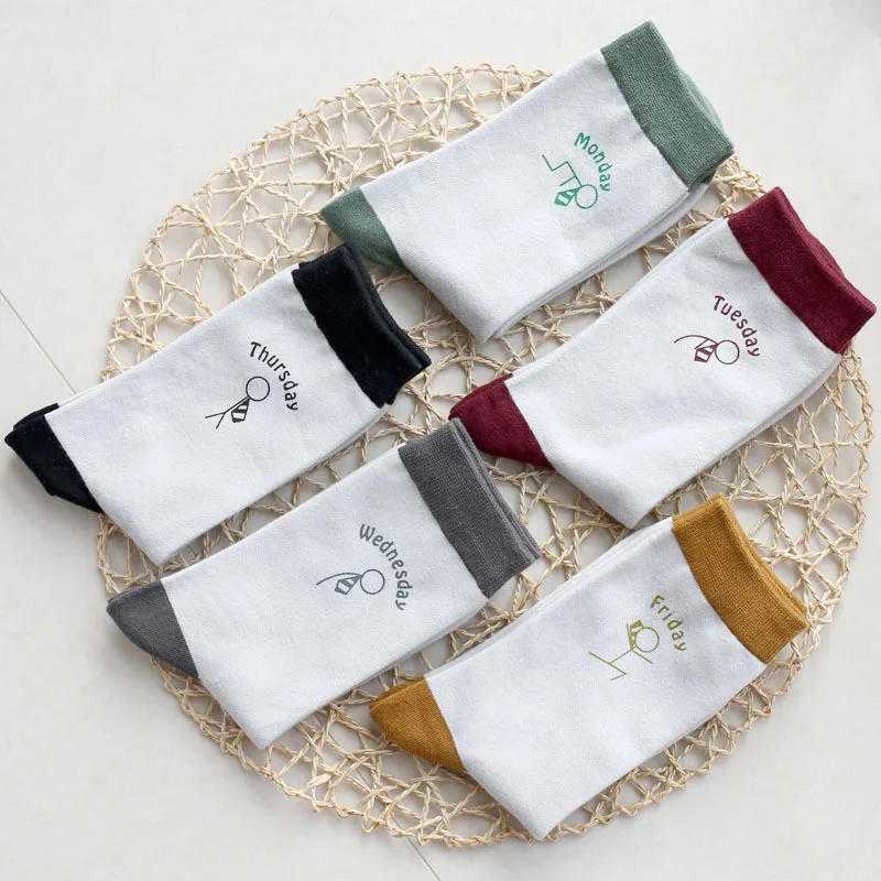 20Pairs new cotton socks Printing expression creative socks Tide male personality week socks in tube male socks wholesale man
20Pairs new cotton socks Printing expression creative socks Tide male personality week socks in tube male socks wholesale man