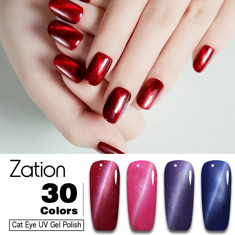 Zation Manicure Nail Art Lacquer Not Moving 3D Cat Eye Line Gel Nail Polish UV LED Semi Permanent Magnetic Lucky Varnish Lacquer
Zation Manicure Nail Art Lacquer Not Moving 3D Cat Eye Line Gel Nail Polish UV LED Semi Permanent Magnetic Lucky Varnish Lacquer