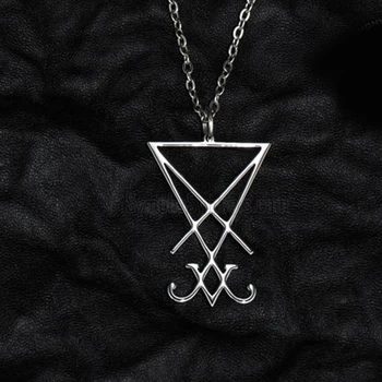 12pcs Sigil of Lucifer Pendant Satanic Symbol Jewelry Seal of Satan Necklace Mysterious Necklace Jewelry TD169
12pcs Sigil of Lucifer Pendant Satanic Symbol Jewelry Seal of Satan Necklace Mysterious Necklace Jewelry TD169