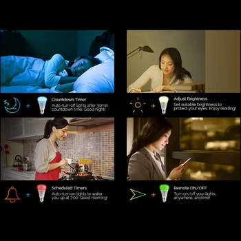 New Hot Wifi Smart LED Light Bulb E27/E14/B22 Remote Control Multicolor Lamp for Amazon Alexa Google Home
New Hot Wifi Smart LED Light Bulb E27/E14/B22 Remote Control Multicolor Lamp for Amazon Alexa Google Home