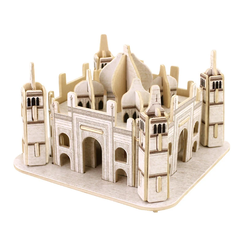 3D Wood Puzzles Cubic Wooden Puzzle World's Building Blocks Construction Kids Educational Toys Gift Taj Mahal Mausoleum
3D Wood Puzzles Cubic Wooden Puzzle World's Building Blocks Construction Kids Educational Toys Gift Taj Mahal Mausoleum
