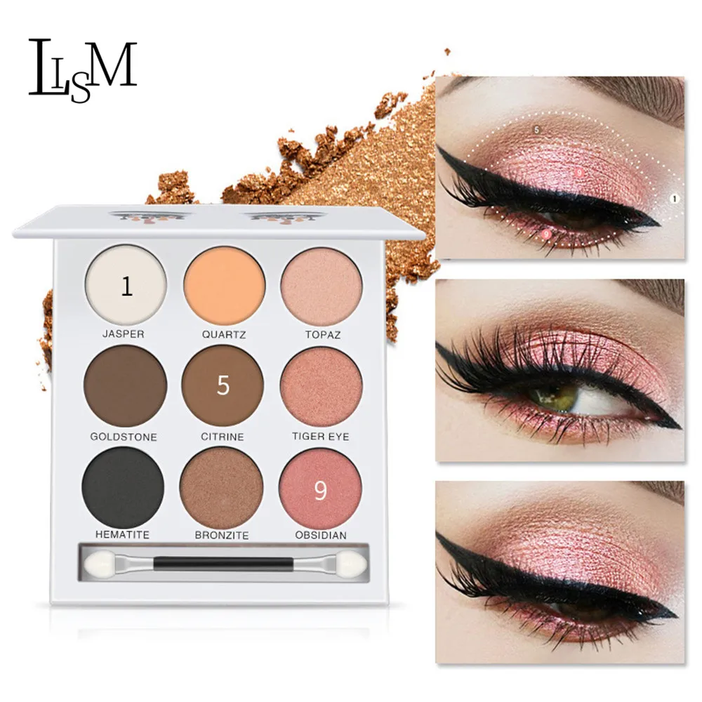 LISM 2019 New 9-Color Eye Shadow Palette Eye-Finished High-Gloss Eyeshadow Waterproof Long-Lasting Eye Makeup Brighten Eye Shado
LISM 2019 New 9-Color Eye Shadow Palette Eye-Finished High-Gloss Eyeshadow Waterproof Long-Lasting Eye Makeup Brighten Eye Shado