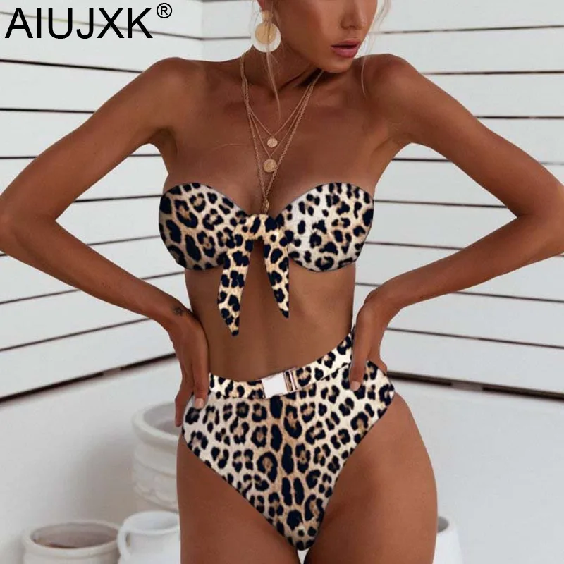 AIUJXK Fashion 2019 Leopard Snake Print Bandage Bow Lingerie Biquini Women Sexy High Waist Bra Set Ladies 2 Piece Swimsuit
AIUJXK Fashion 2019 Leopard Snake Print Bandage Bow Lingerie Biquini Women Sexy High Waist Bra Set Ladies 2 Piece Swimsuit