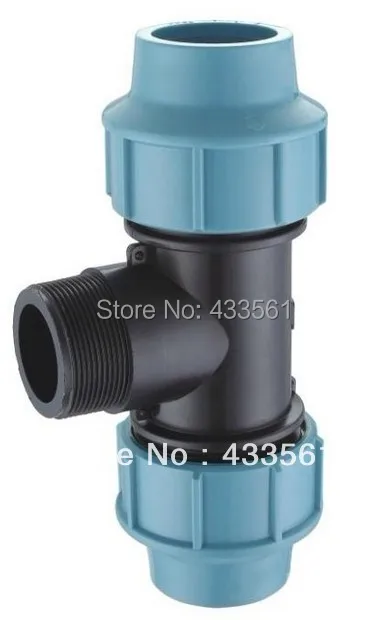 Free shipping Quality PP compression fittings Male Tee DN20X1/2" connector for Farm water irrigation pipeline Application
Free shipping Quality PP compression fittings Male Tee DN20X1/2" connector for Farm water irrigation pipeline Application