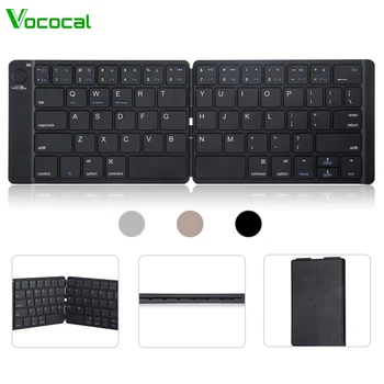 Vococal Foldable Slim Wireless Bluetooth Keyboard Key Board Keypad Rechargeable for Windows Android IOS Phone Tablet Accessories
Vococal Foldable Slim Wireless Bluetooth Keyboard Key Board Keypad Rechargeable for Windows Android IOS Phone Tablet Accessories