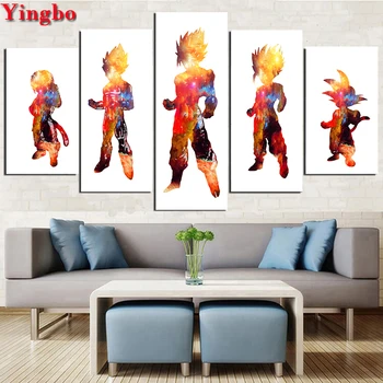 5d Diamond round DIY Diamond Painting 5Pcs Dragon Ball Z diamond Embroidery Cross Stitch Full square Rhinestone Mosaic Painting
5d Diamond round DIY Diamond Painting 5Pcs Dragon Ball Z diamond Embroidery Cross Stitch Full square Rhinestone Mosaic Painting