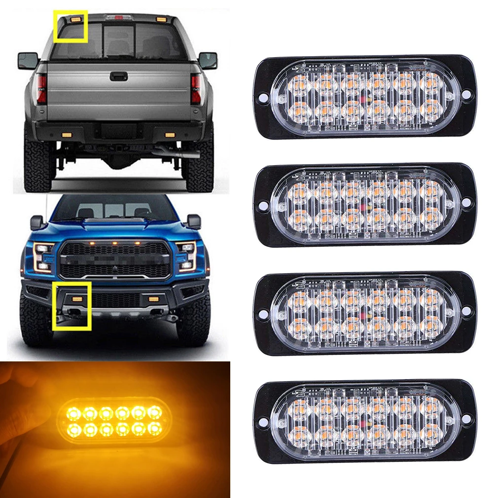 Amber 12LED Flashing Recovery Strobe Car Emergency Light Grill Breakdown Beacon Warning Hazard 12V
Amber 12LED Flashing Recovery Strobe Car Emergency Light Grill Breakdown Beacon Warning Hazard 12V