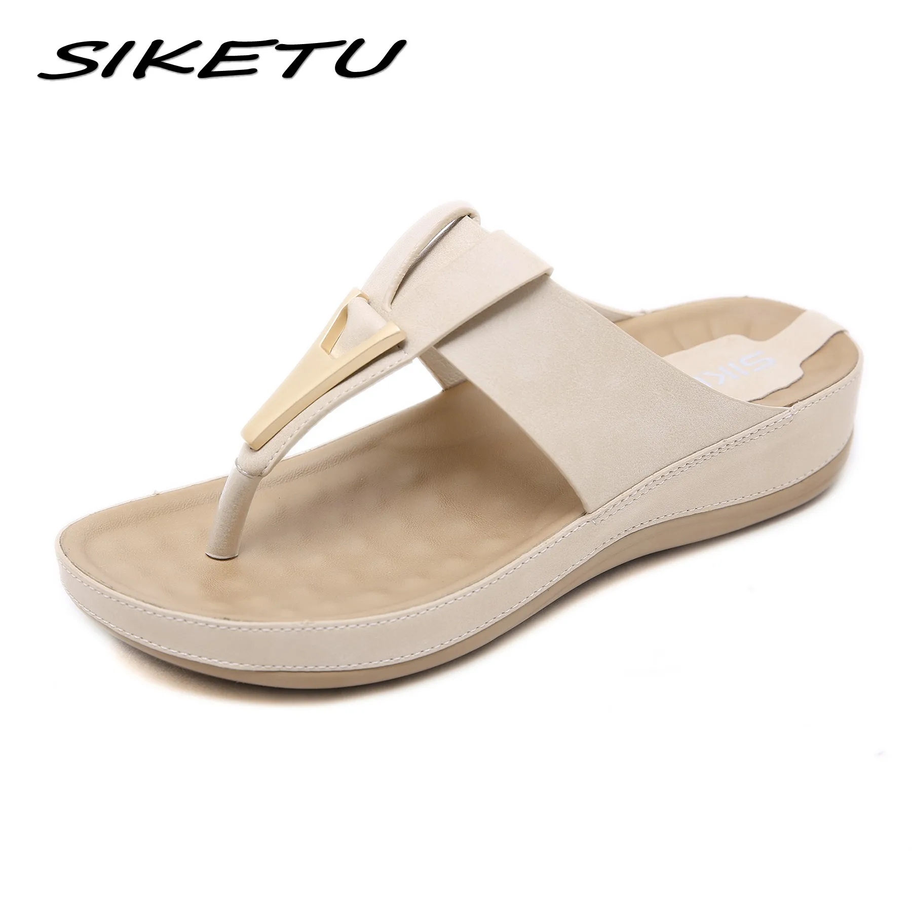 SIKETU Summer Sandals Fashion Women Flats Slippers Shoes Women Casual Outdoor Beach Slippers Flip Flop Soft Sandals Metal Buckle
SIKETU Summer Sandals Fashion Women Flats Slippers Shoes Women Casual Outdoor Beach Slippers Flip Flop Soft Sandals Metal Buckle