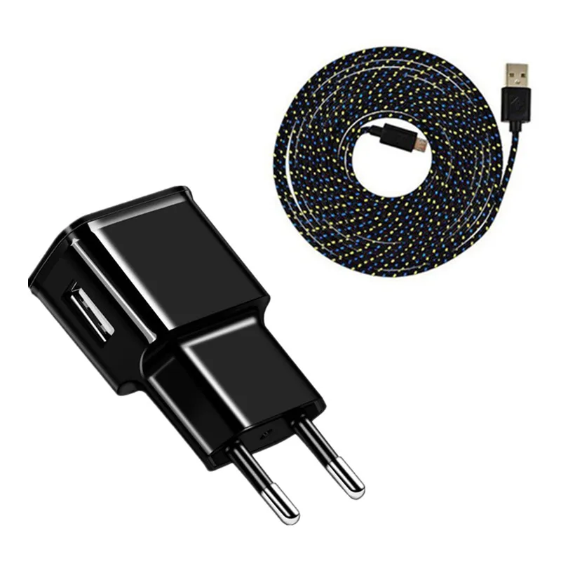 5V 2A Wall Charger Micro USB Cable Nylon Cord for Samsung Xiaomi Huawei Android Phone Short 2M 3M 8 Pin Data Cable For iphone X
5V 2A Wall Charger Micro USB Cable Nylon Cord for Samsung Xiaomi Huawei Android Phone Short 2M 3M 8 Pin Data Cable For iphone X