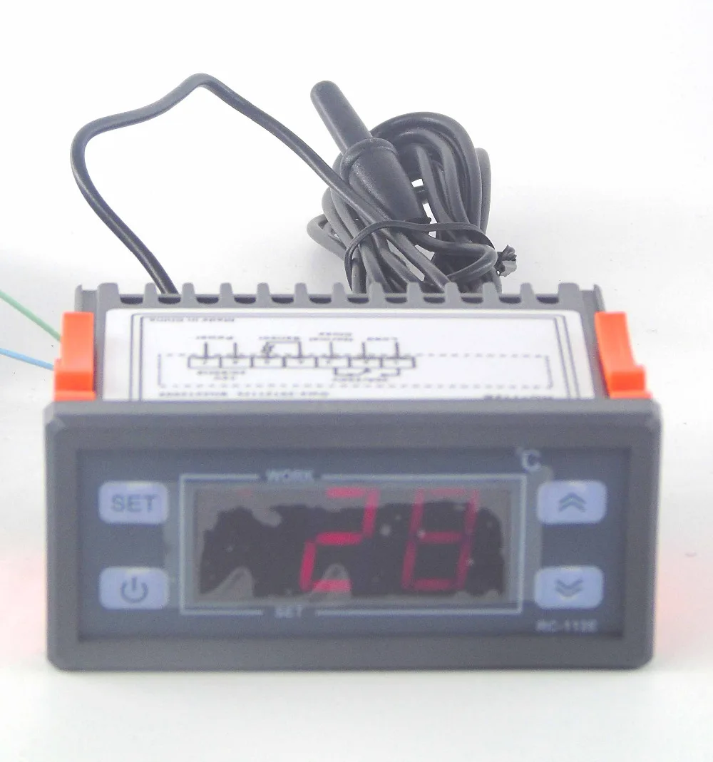 Relay output 250V 30A 10a 12V 24v 110v 220v powe Microcomputer Thermostat with sensor
Relay output 250V 30A 10a 12V 24v 110v 220v powe Microcomputer Thermostat with sensor