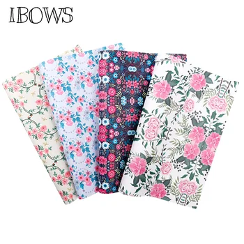 IBOWS 22*30cm Snythetic Leather Fabric Sheets Flowers Printed Faux Leather Vinyl Fabric for DIY Hairbow Bags Crafts Bow Material
IBOWS 22*30cm Snythetic Leather Fabric Sheets Flowers Printed Faux Leather Vinyl Fabric for DIY Hairbow Bags Crafts Bow Material