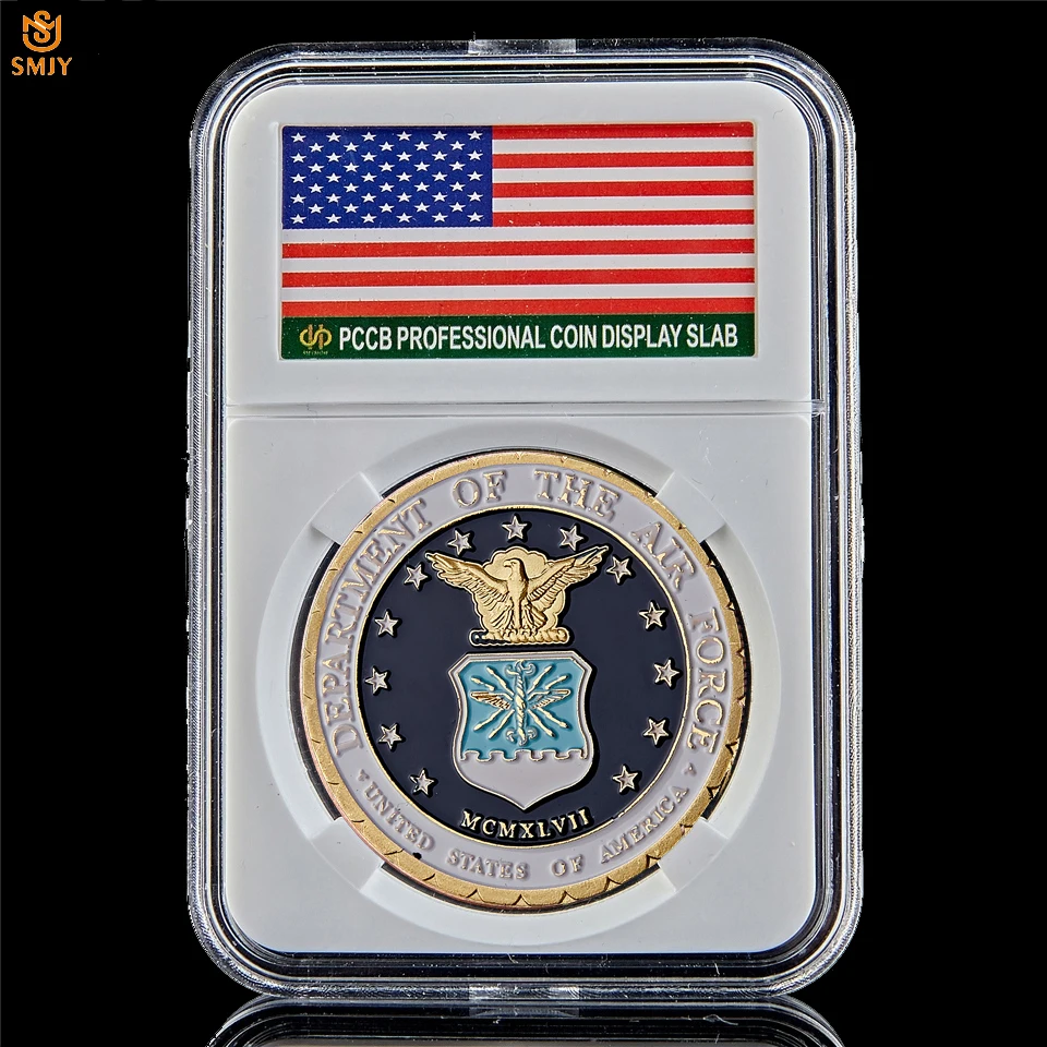 USA Department Of The Air Force Gold Plated US Military Token Challenge Commemorative Coin W/PCCB Holder
USA Department Of The Air Force Gold Plated US Military Token Challenge Commemorative Coin W/PCCB Holder