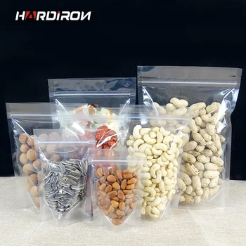 HARDIRON 0.15mm New Material Thickening High Transparent Standing Bag Nuts Grain Repeatable Closure Zipper Sack
HARDIRON 0.15mm New Material Thickening High Transparent Standing Bag Nuts Grain Repeatable Closure Zipper Sack