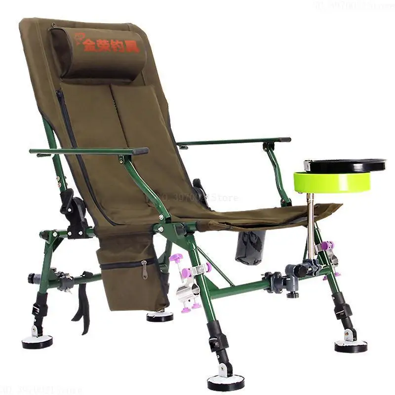 Multifunction folding fishing chair Reclining lifting with bait plate Umbrella clip Fishing gear bracket fishing backpack
Multifunction folding fishing chair Reclining lifting with bait plate Umbrella clip Fishing gear bracket fishing backpack