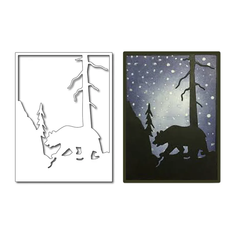 InLoveArts 75*98mm Christmas Animal Bear Tree DIY New Metal Cutting Dies for Scrapbooking Crafts Dies Embossing Stencil
InLoveArts 75*98mm Christmas Animal Bear Tree DIY New Metal Cutting Dies for Scrapbooking Crafts Dies Embossing Stencil
