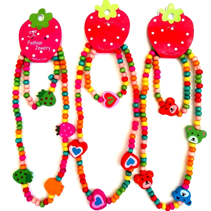 72pcs (36 sets) Kids Jewerly set Girls Party Bag Fillers Children Colorful Wood Beads Elastic Bracelets Sweet Lovely Necklace
72pcs (36 sets) Kids Jewerly set Girls Party Bag Fillers Children Colorful Wood Beads Elastic Bracelets Sweet Lovely Necklace