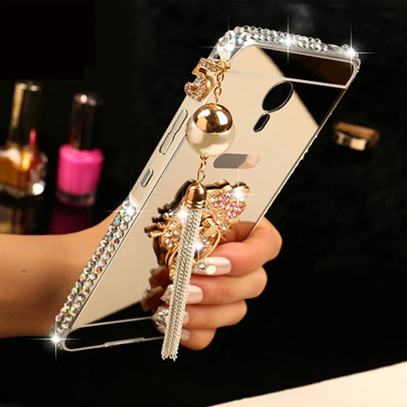 Aluminum Frame Mirror Back Cover Case For Sony Xperia Z5 Mini M4 M5 Rhinestone Diamond Tassel Cat Kitty Kickstand Phone Case
Aluminum Frame Mirror Back Cover Case For Sony Xperia Z5 Mini M4 M5 Rhinestone Diamond Tassel Cat Kitty Kickstand Phone Case
