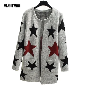 2019 Autumn Spring Female Sweater Printed Cardigans Casual Long Design Loose Knitted Sweater SW153
2019 Autumn Spring Female Sweater Printed Cardigans Casual Long Design Loose Knitted Sweater SW153