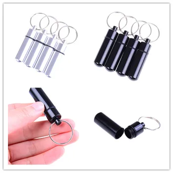 4pcs Mini Aluminum Pill Storage Box High Quality Portable WaterProof Medicine Tablet Bottle Case Holder Keychain New
4pcs Mini Aluminum Pill Storage Box High Quality Portable WaterProof Medicine Tablet Bottle Case Holder Keychain New