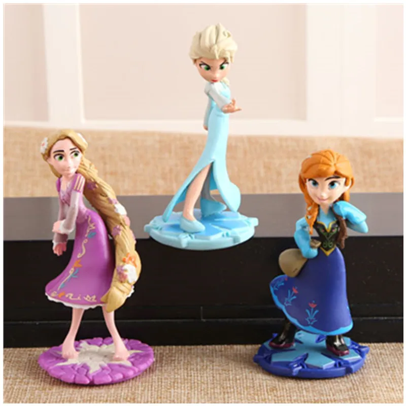 Disney Frozen Figures 3Pcs/Lott 10cm Princess Elsa Anna Rapunzel Action Figure PVC Toy Collectible Decoration Best Birthday Gift
Disney Frozen Figures 3Pcs/Lott 10cm Princess Elsa Anna Rapunzel Action Figure PVC Toy Collectible Decoration Best Birthday Gift