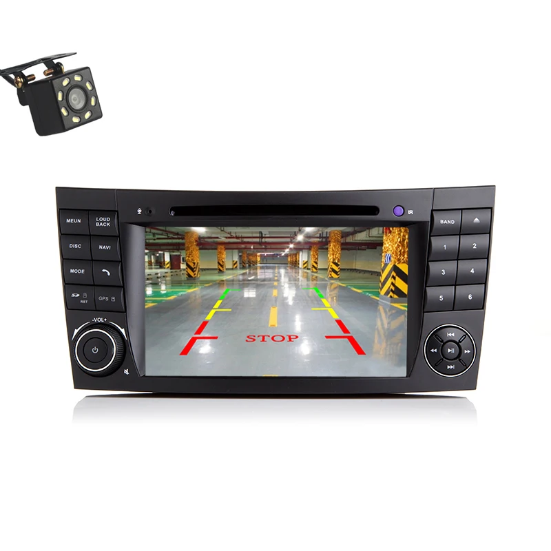 2 din автомобильное радио gps навигация dvd плеер FM AUX для Mercedes Benz W211 W463 CLS W219 Авторадио