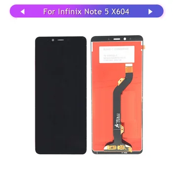 3pcs For Infinix Note 5 X604 Note5 Touch Screen LCD Display Assembly Glass Panel Touch Sensor Digitizer complete LCD replacement