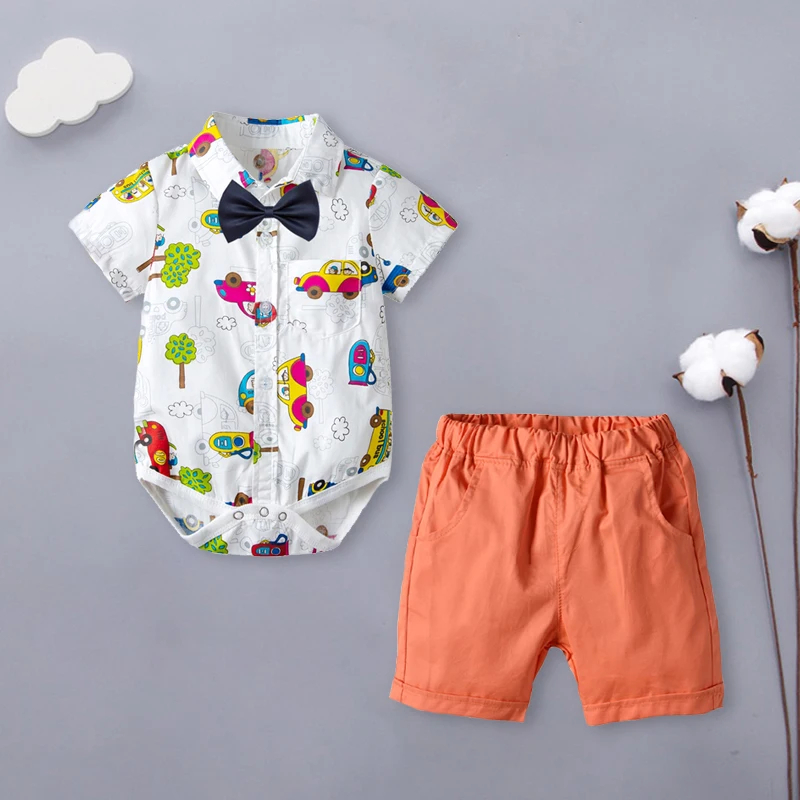 Cukoe Newborn Gentlemen Suit Baby Boy Set 3PCS Bodysuits+Shorts+Bowtie Cotton Clothing for 6Months-3Years Toddler Clothes
Cukoe Newborn Gentlemen Suit Baby Boy Set 3PCS Bodysuits+Shorts+Bowtie Cotton Clothing for 6Months-3Years Toddler Clothes