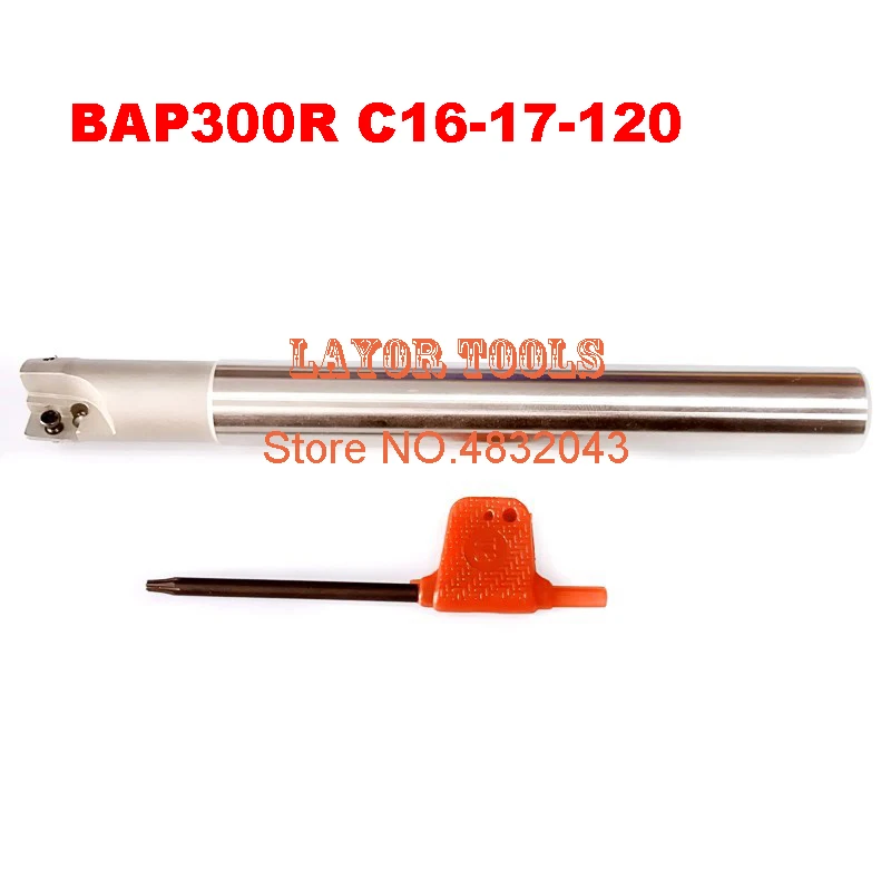 Milling Cutter BAP300R C16-17-120 Bore Indexable Shoulder End Mill Arbor,Mill Cutting Tools,Insert of carbide inserts APMT1135
Milling Cutter BAP300R C16-17-120 Bore Indexable Shoulder End Mill Arbor,Mill Cutting Tools,Insert of carbide inserts APMT1135
