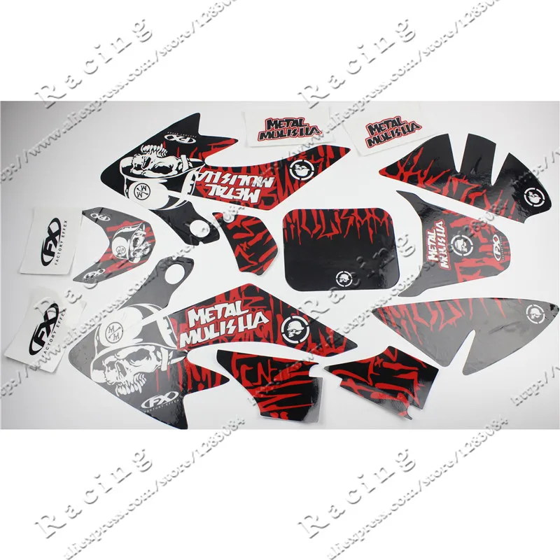 3M Decals Emblems Stickers Graphics CRF50 SSR SDG DHZ Thumpstar pit dirt Bike Red/Black Colour5
3M Decals Emblems Stickers Graphics CRF50 SSR SDG DHZ Thumpstar pit dirt Bike Red/Black Colour5