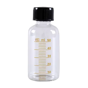 50ml Graduation Sample Vials With Black Plastic Screw Cap Screw On Cover Round Glass Reagent Bottle Lab Supply
50ml Graduation Sample Vials With Black Plastic Screw Cap Screw On Cover Round Glass Reagent Bottle Lab Supply