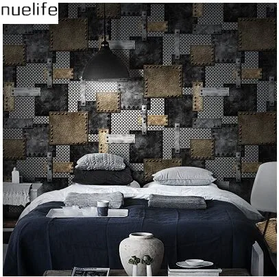 Industrial Wind Wallpaper Retro Nostalgic Make Old Iron Artistic Fashion pattern 3D Stereo Restaurant Bar Apparel Wallpaper
Industrial Wind Wallpaper Retro Nostalgic Make Old Iron Artistic Fashion pattern 3D Stereo Restaurant Bar Apparel Wallpaper