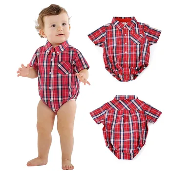2019 Quality Summer Baby Shirt Romper for Kids Plaid Shirts Baby Coveralls Baby Organic Cotton Romper Infants B26582-RDB
2019 Quality Summer Baby Shirt Romper for Kids Plaid Shirts Baby Coveralls Baby Organic Cotton Romper Infants B26582-RDB