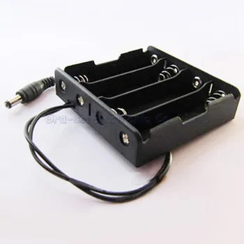 25pcs 4 Pack 18650 battery holder 4 x 3.7V 18650 Battery Storage Box with DC Plug 5.5*2.1mm
25pcs 4 Pack 18650 battery holder 4 x 3.7V 18650 Battery Storage Box with DC Plug 5.5*2.1mm