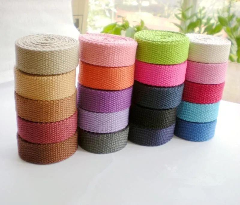 20mm Canvas Cotton Webbings High Tenacity Backpack Strap Webbing Label Ribbon Clothes Sewing Tape Outdoor Backpack Bag Parts
20mm Canvas Cotton Webbings High Tenacity Backpack Strap Webbing Label Ribbon Clothes Sewing Tape Outdoor Backpack Bag Parts
