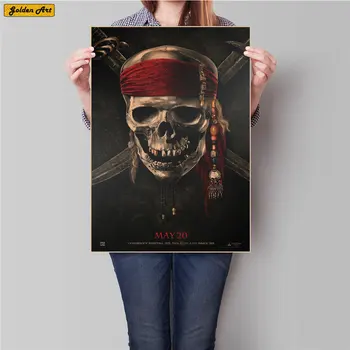 Pirates of the Caribbean movie Poster vintage kraft paper poster bar cafe home wall sticker print picture painting 45.5x31.5cm
Pirates of the Caribbean movie Poster vintage kraft paper poster bar cafe home wall sticker print picture painting 45.5x31.5cm