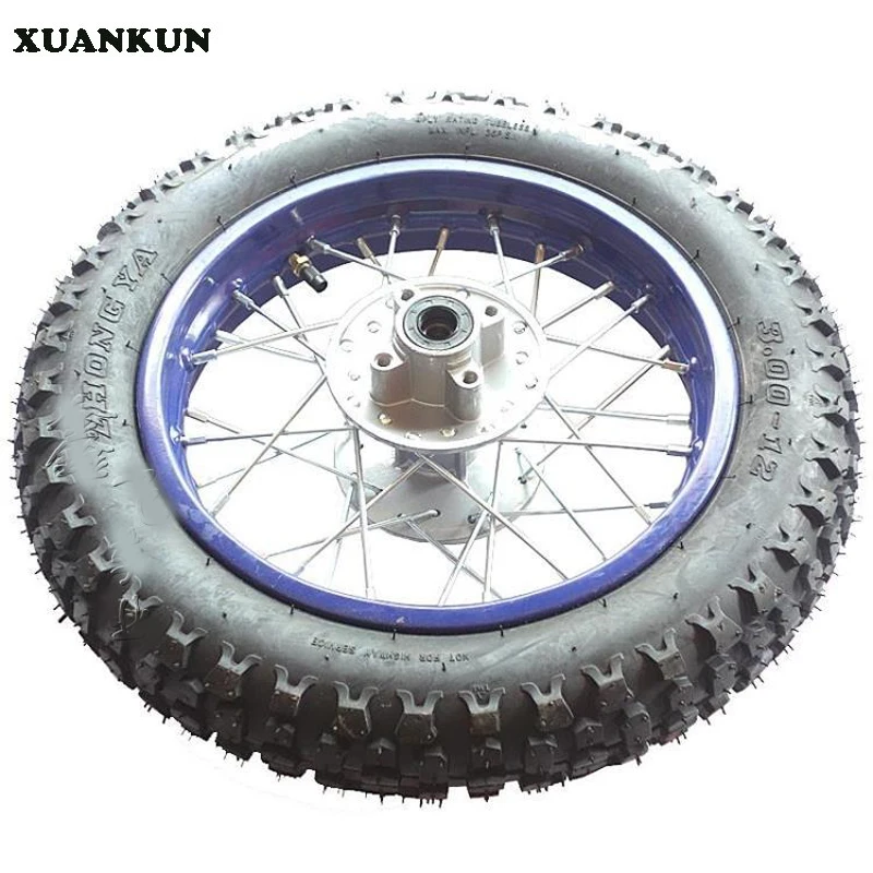 XUANKUN 110CC Off-Road Motorcycle Accessories After 3.00-12 Inch Before 2.50-14 Inch Tire Wheel Assembly
XUANKUN 110CC Off-Road Motorcycle Accessories After 3.00-12 Inch Before 2.50-14 Inch Tire Wheel Assembly