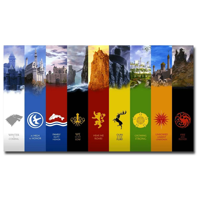 NICOLESHENTING Game of Thrones Hot TV Series Art Silk Poster Print 12x18 24x36inch Daenerys Targaryen Wall Picture 015
NICOLESHENTING Game of Thrones Hot TV Series Art Silk Poster Print 12x18 24x36inch Daenerys Targaryen Wall Picture 015